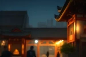 《晨跑的第七年》封面，天未亮的沿河步道与跑者背影